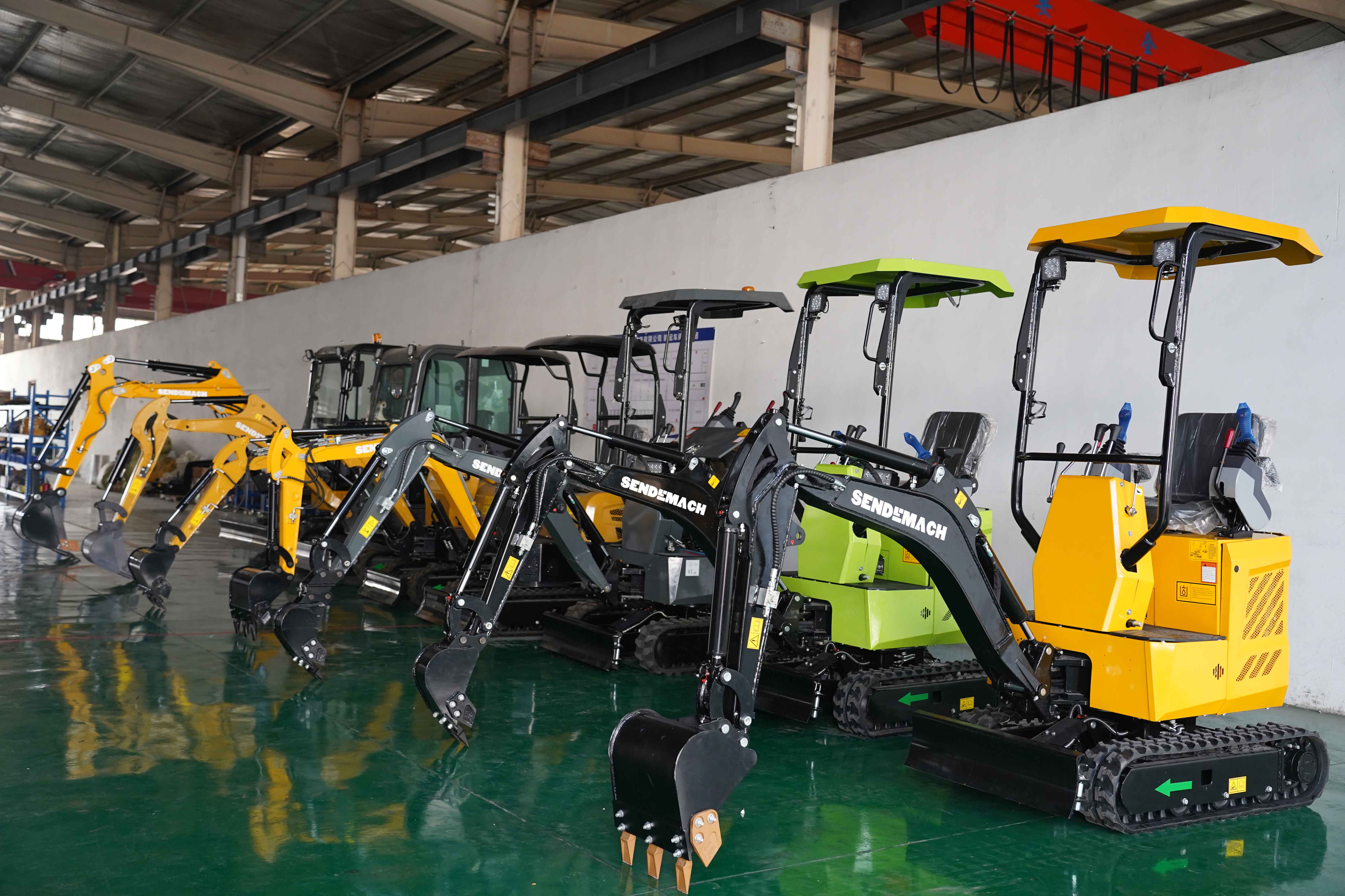 How much can a 1-ton excavator lift?